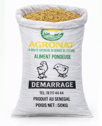 Aliment pondeuse « Démarrage », produit au Sénégal