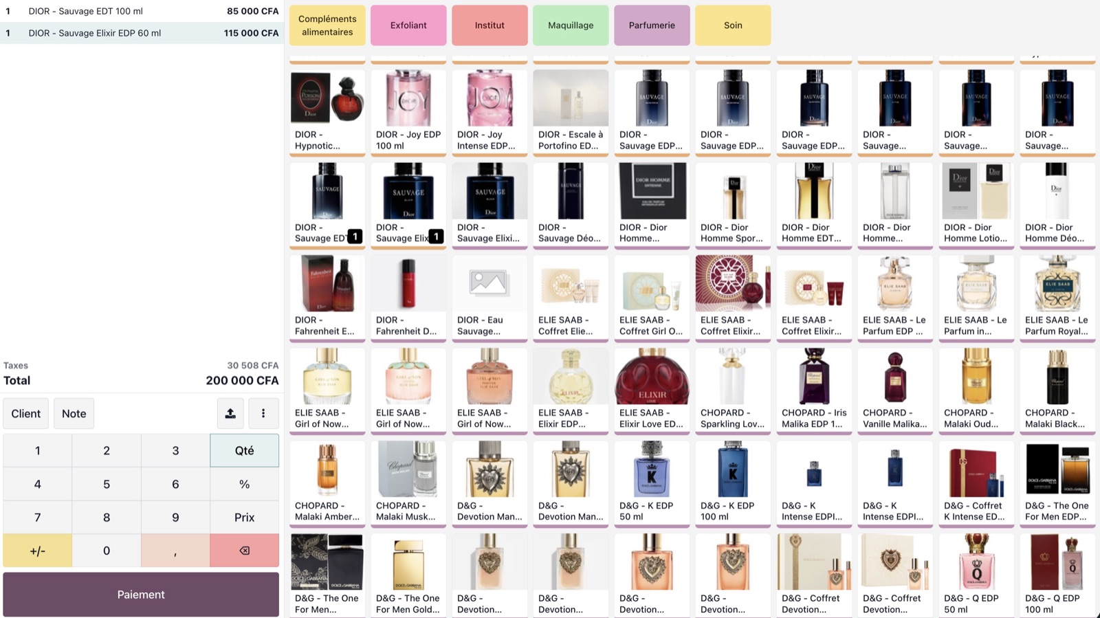 Beauty Success · Diparco — parfumerie : le catalogue par marque, la vente en cours et le paiement