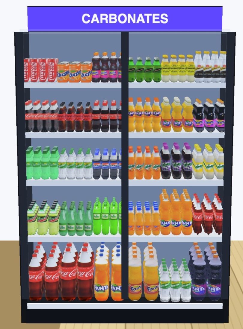 Rayon boissons, de face