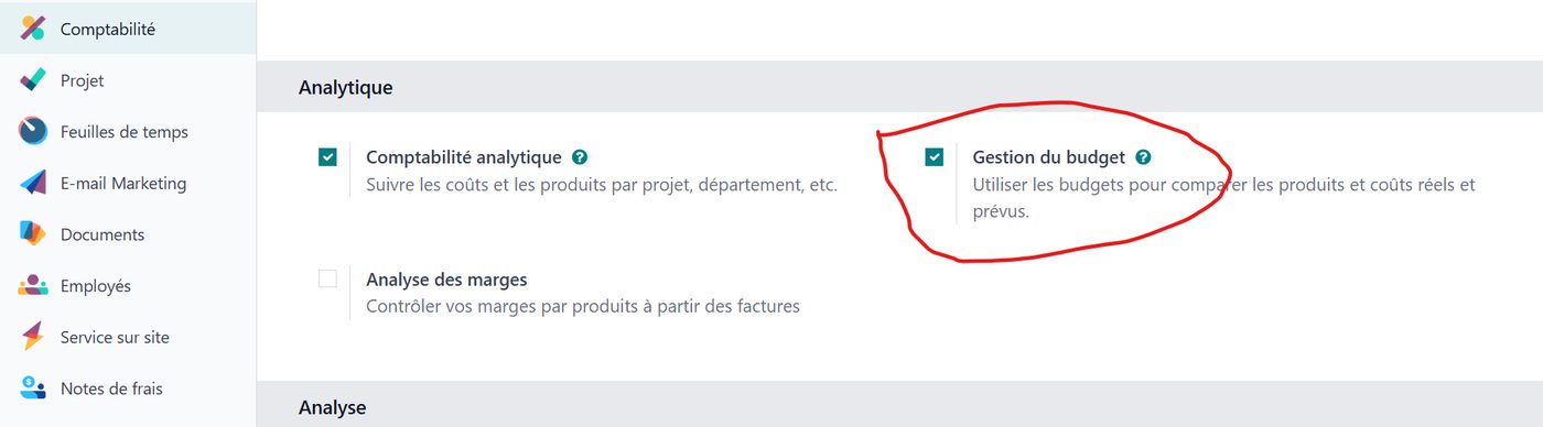 L'analyse budgétaire de vos projets